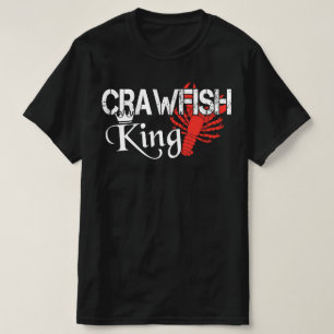Kräftor Kung Crayfish Boil Party-festival T Shirt
