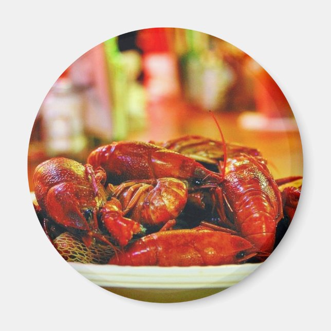 Kräftor på Acme Oyster House Magnet (Framsidan)