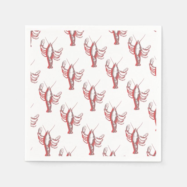 Kräftor Pappersservett (Framsidan)