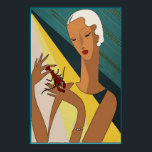 Kräftor Pinch Svan Art Deco Poster<br><div class="desc">Kräftor Pinch Svan Art Deco</div>