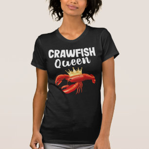 Kräftor Queen Sea Food Restaurang Älskare T Shirt