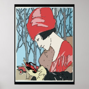 Kräftor: Red Hat Gal Poster