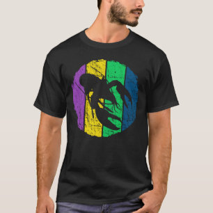 Kräftor Silhouette Mardi Gras Firande T Shirt