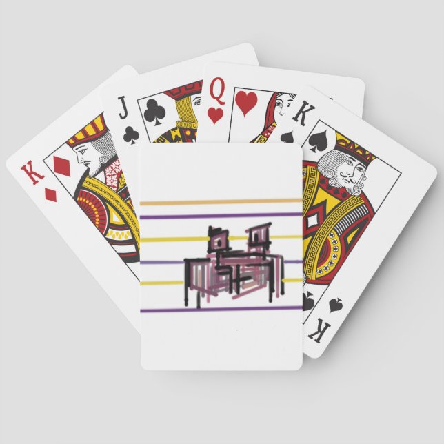 Kräftor sommar glädje casinokort (Baksidan)