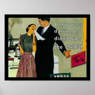 Kräftor Tecknader Poster