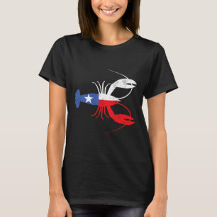 Kräftor Texas Crawpappa Southern Food Mardi Gras T Shirt