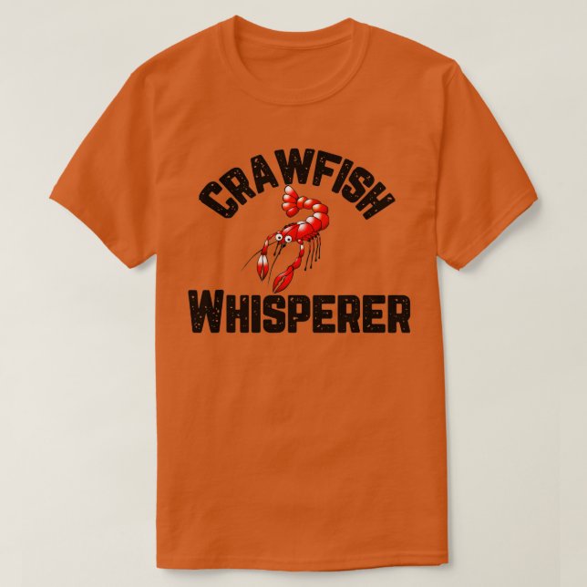 Kräftor Whisperer Funny Crayfish Crawdad Mudbug T Shirt (Design framsida)