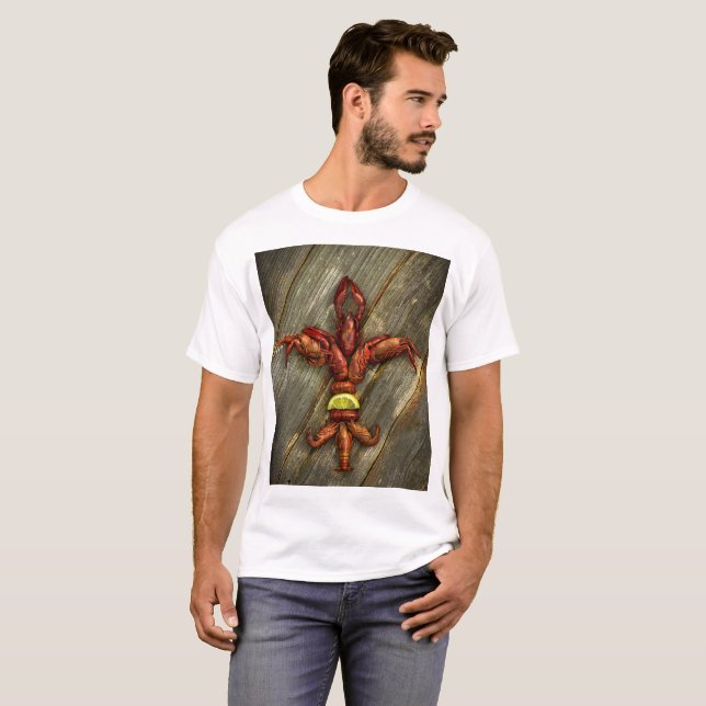 KräftorFleur-De-Lis T skjorta T-shirt (Hel framsida)