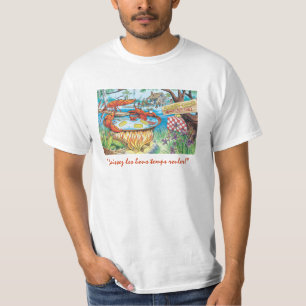 Kräftorhetten badar T-tröja Tee Shirt