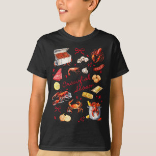 Kräftsesong kräftkok hummer cajunmän t shirt
