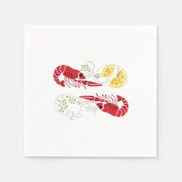 Kräftskiva/Kräftor boil Elegant Lemon and Dill Pappersservett