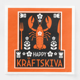 Kräftskiva - Svenska Crayfish Party Pappersservett