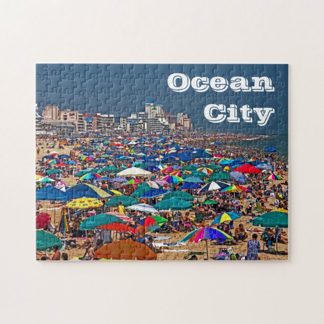 Kräftstrupe i Ocean City Jigszle Puzzle Pussel (Horisontell)