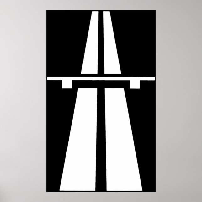 Kraftwerk - Autobahn Poster (Framsidan)