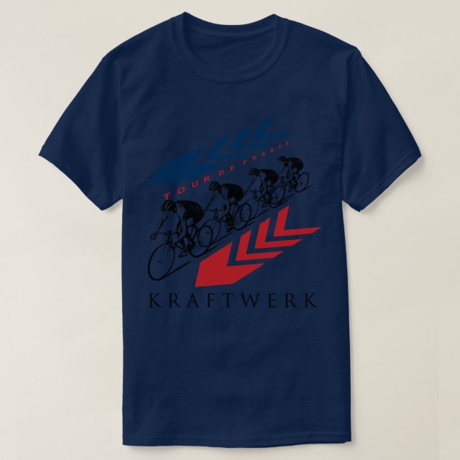 Kraftwerk Tour De Frankrike Tanktop T Shirt (Design framsida)