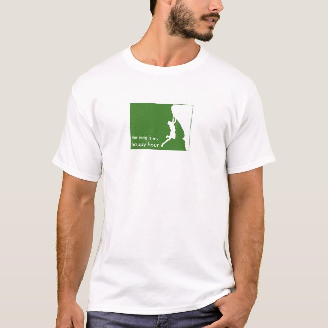 Kragen är min Lycklig-timme T-shirt (Framsida)