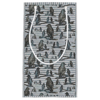 Krähen Raben Crows Geschenk Tüte Party