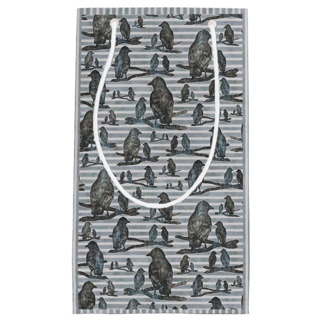 Krähen Raben Crows Geschenk Tüte Party (Framsidan)