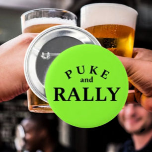 Kräk och Rally Rollig Partiknapp Knapp