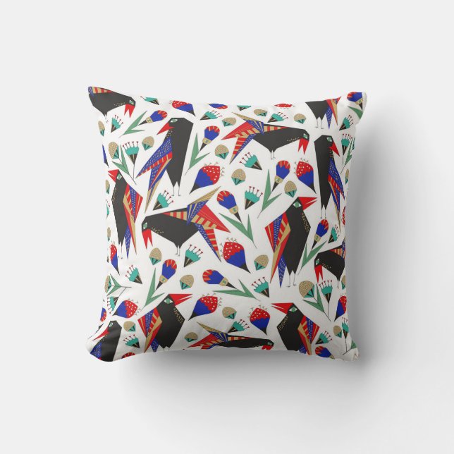 kråka älskare kudde (Framsida)