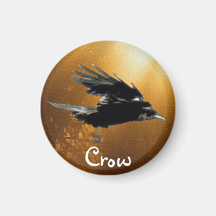 Kråka Birdlover Wildlife Supporter Magnet