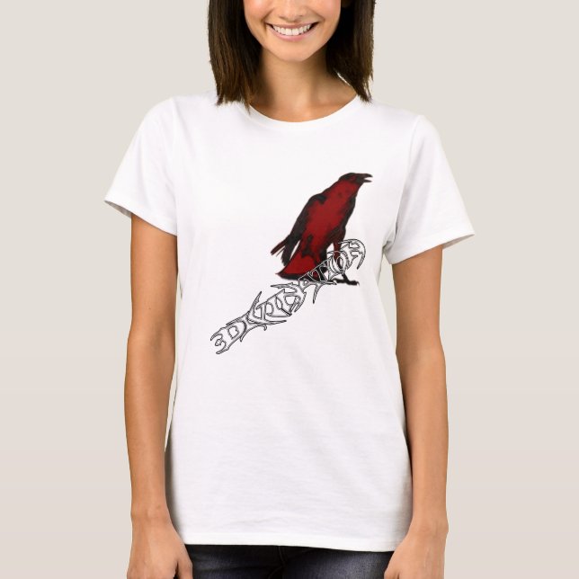 kråka - damer t shirt (Framsida)