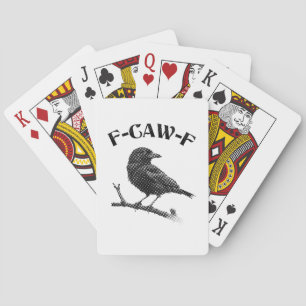 Kråka F-CAW-F Halloween Casinokort