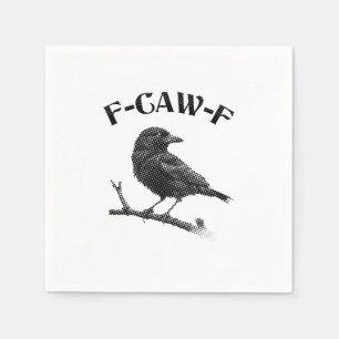 Kråka F-CAW-F Halloween Pappersservett