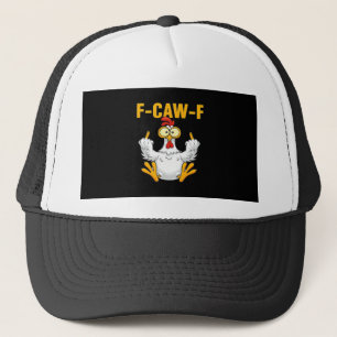 Kråka F-Caw-F Rolig Humor Gotisk Keps