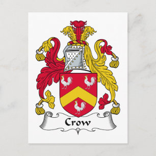 Kråka Family Crest Vykort