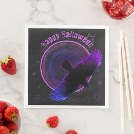 Kråka för svart och Lila Pappersservett