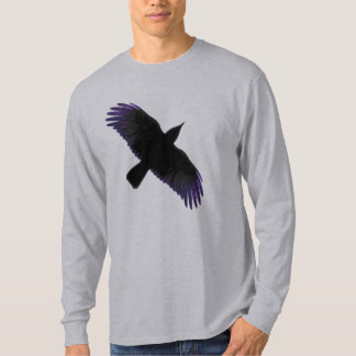 Kråka för svart och Lila T Shirt