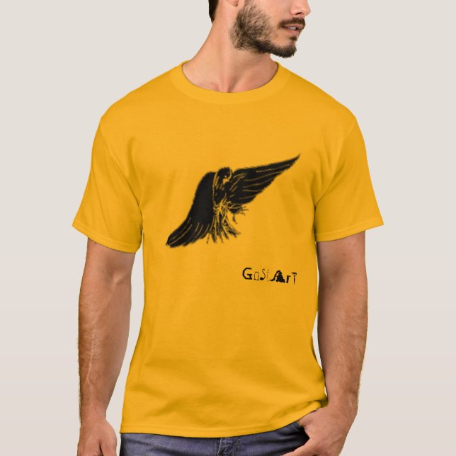 Kråka GoStArT Tee Shirt (Framsida)