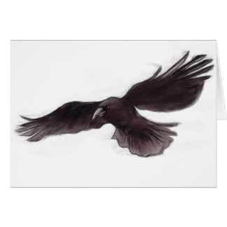Kråka Hälsningskort