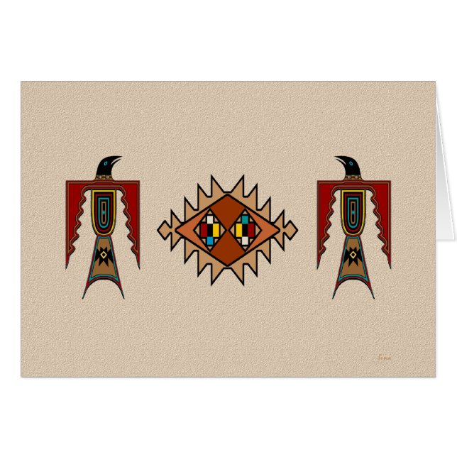 Kråka Hälsningskort (Framsidan Horizontal)