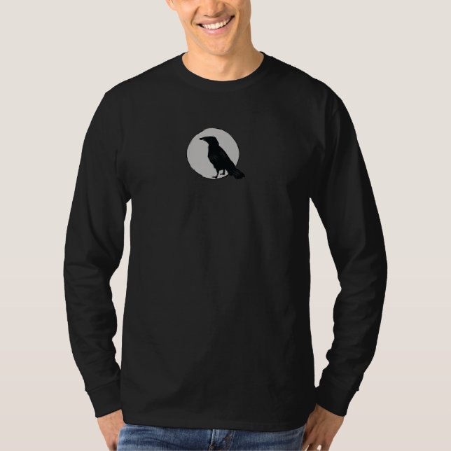 kråka i måne t shirt (Framsida)