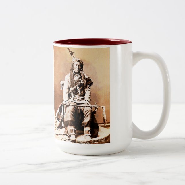 Kråka indian, 1880 Två-Tonad mugg (Höger)