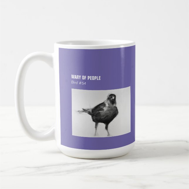 KRÅKA Kaffe Mugg 15 oz (Vänster)
