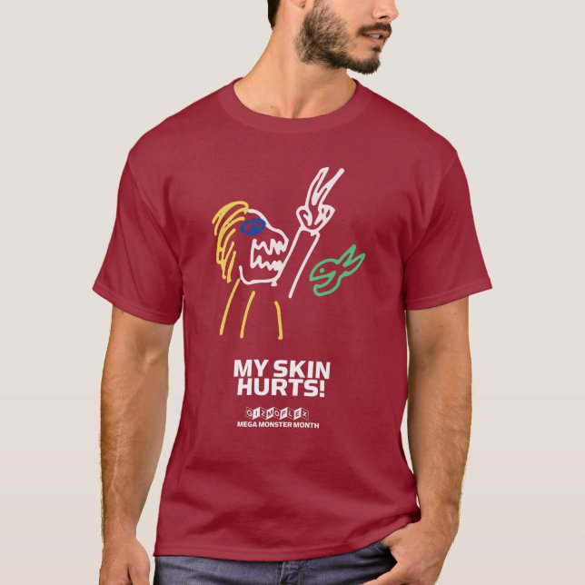 Kråka kontra Servo: MY SKIN ONTR!  T Shirt (Framsida)