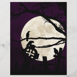 Kråka & Kor Halloween-skrapbok Papper