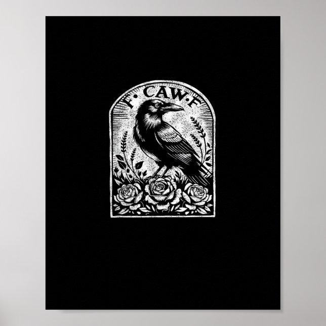 Kråka Korp F CAW F Poster (Framsidan)