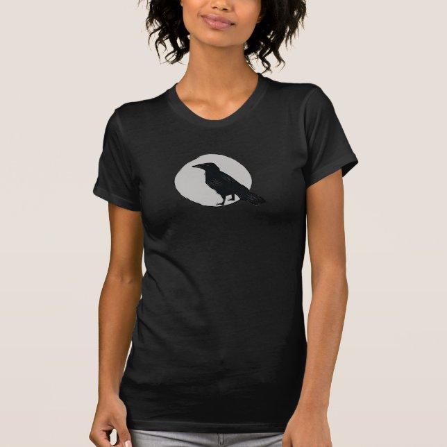 kråka - kvinna Tshirt Tröja (Framsida)