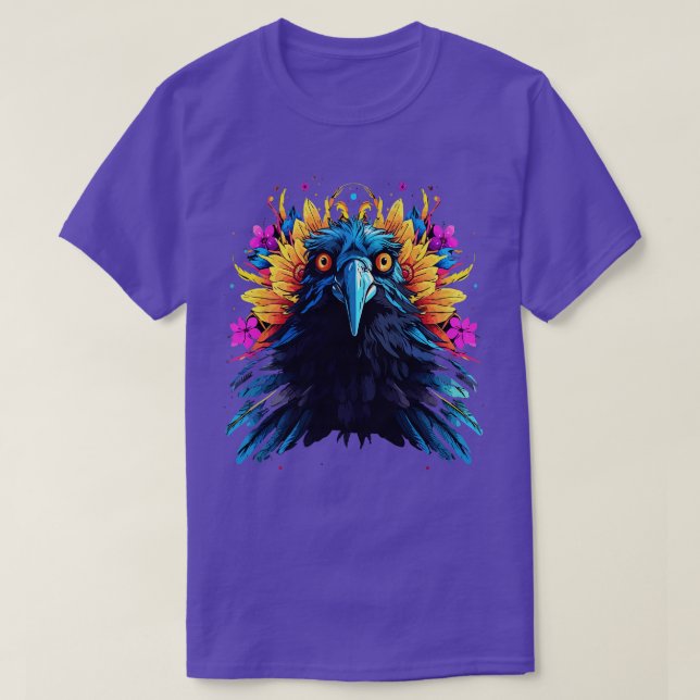 Kråka ler t shirt (Design framsida)