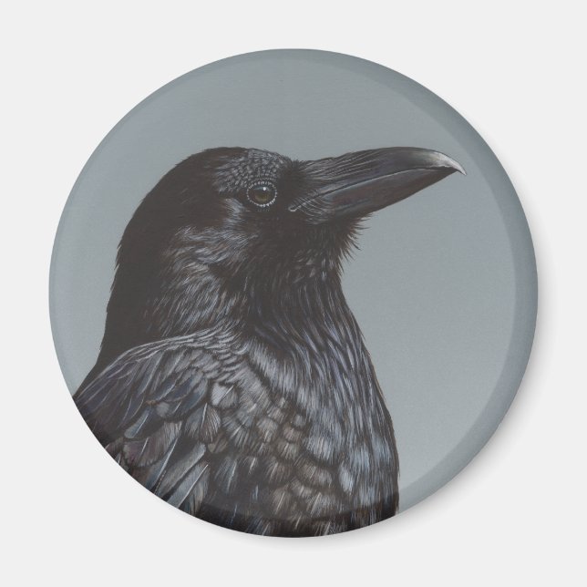 Kråka Magnet (Framsidan)