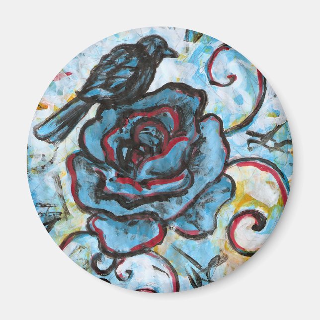 Kråka Magnet (Framsidan)