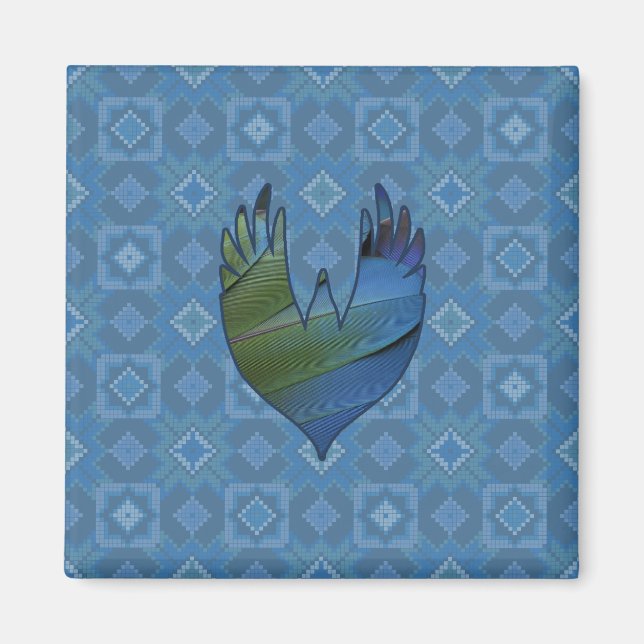 Kråka Magnet (Framsidan)