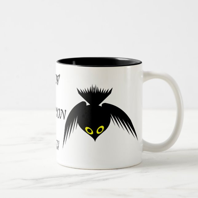 Kråka Magnon Man Anpassningsbar Mugg (Höger)