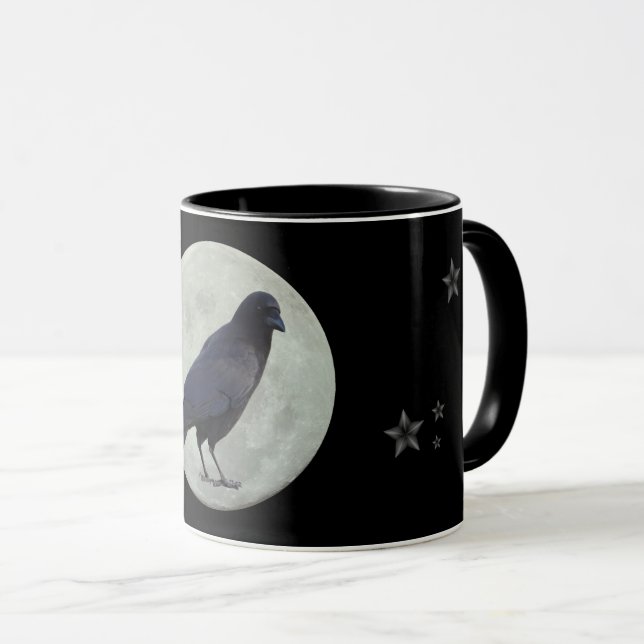 Kråka, Måne och stjärnor Mugg (Framsida höger)