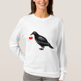 Kråka med bärutslagsplatsskjortan t shirt