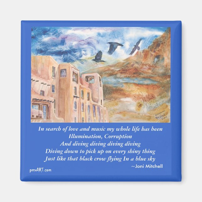 Kråka Medicin Magnet (Framsidan)